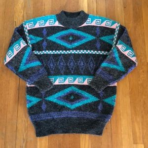 American Vintage Sweaters - Vintage Oversized Southwestern Aztec Sweater American Vintage Sweaters - Vintage Oversized Southwestern Aztec Sweater